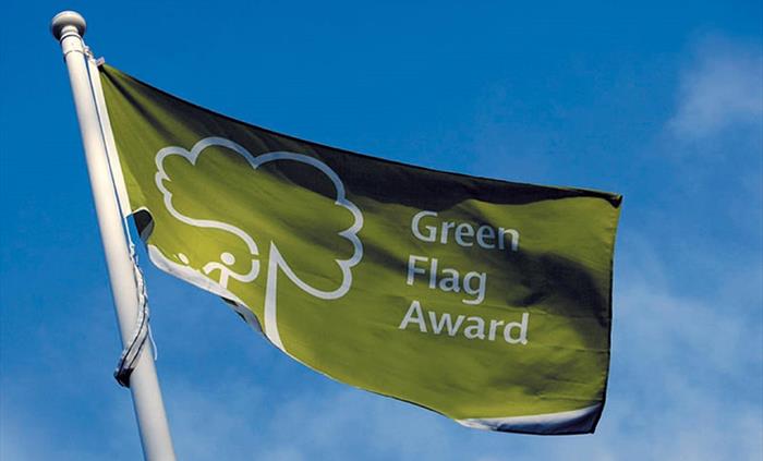 We're proud to have been awarded the Green Flag Award.  With our volunteers we work hard to maintain the glorious setting for our visitors to enjoy.